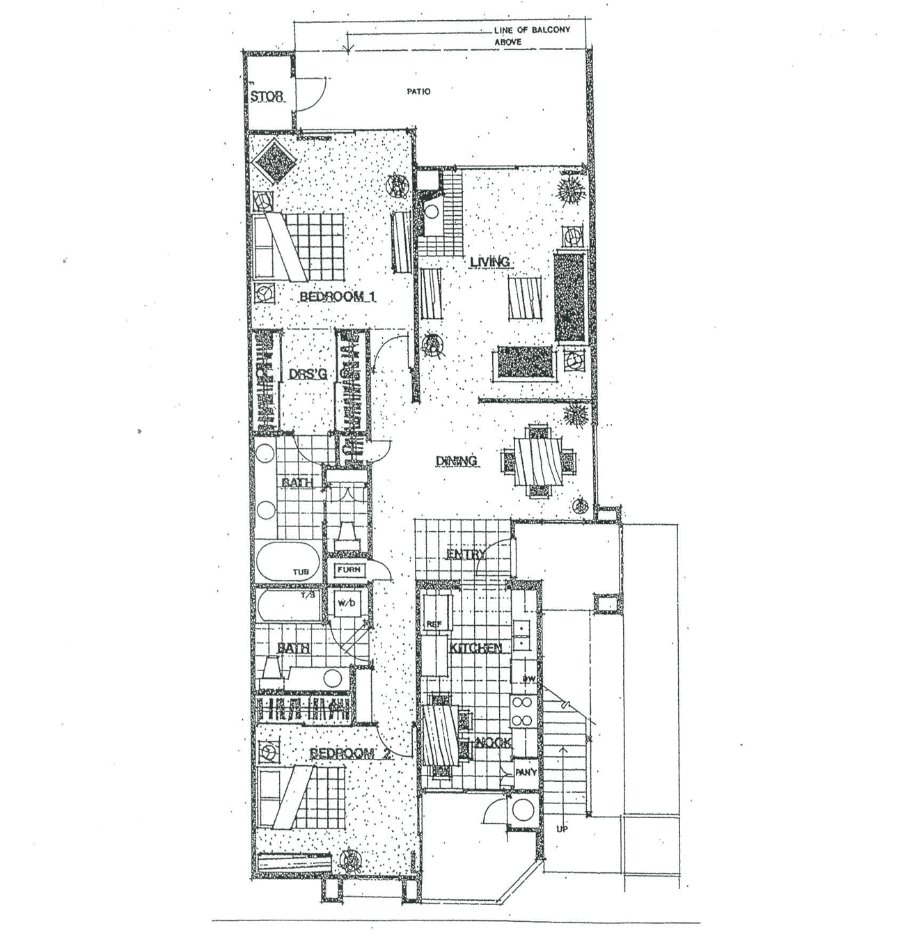 Oak Creek unit floor plan